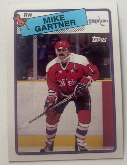 1988-89 Topps #50 Mike Gartner — front