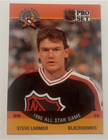 1990 Pro Set #29 Steve Larmer — front