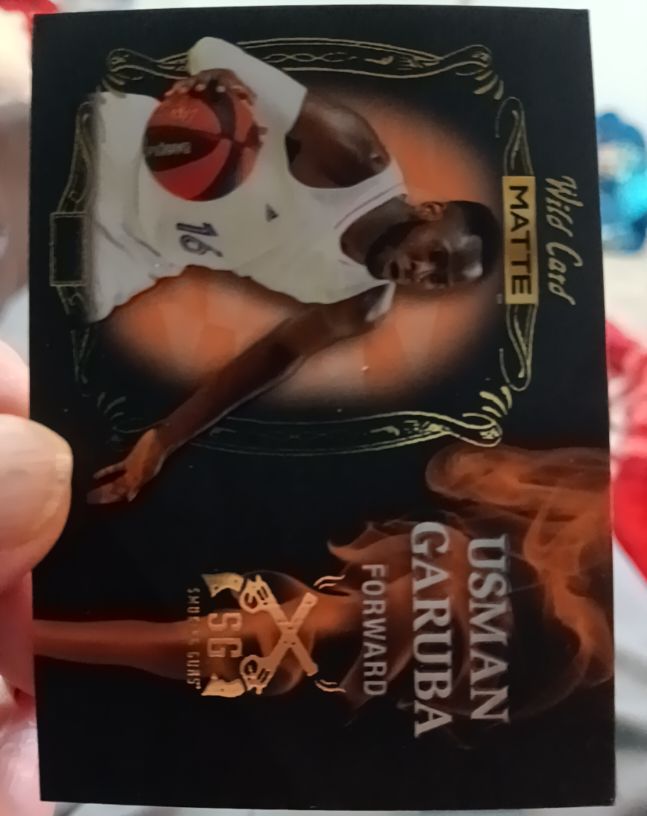 2022 Wild Card Matte Smoking Gun #SG-24 Usman Garuba — front