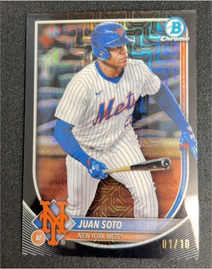 2025 Bowman Chrome #22 Juan Soto — front