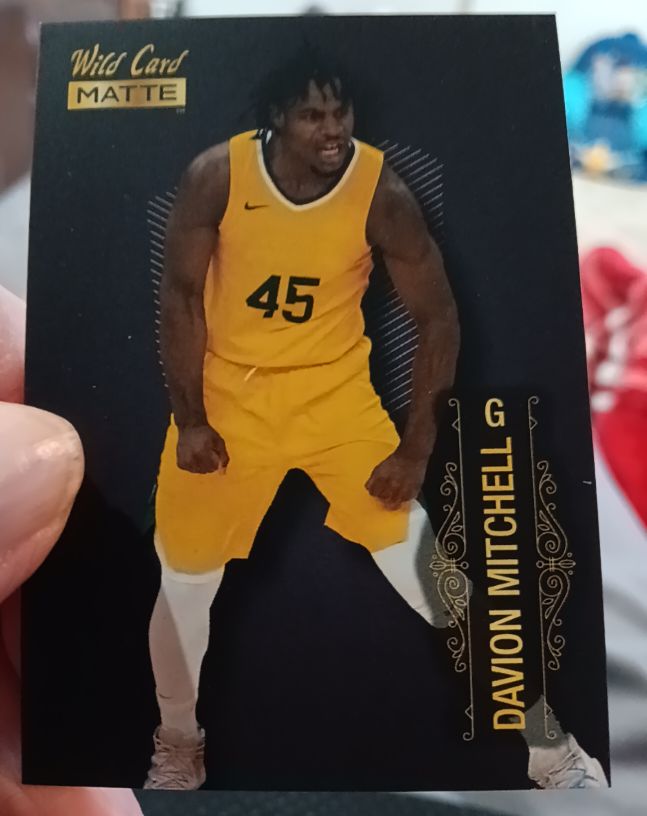 2022 Wild Card Matte #MB-17 Davion Mitchell — front