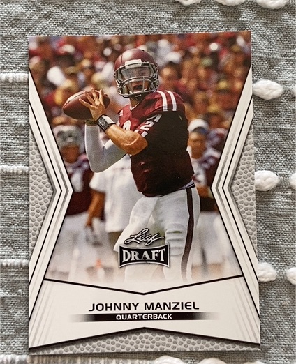 2014 Leaf Draft #JM1 Johnny Manziel — front