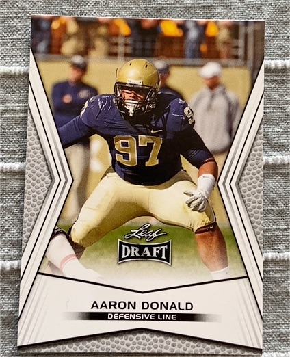 2014 Leaf Draft #2 Aaron Donald — front