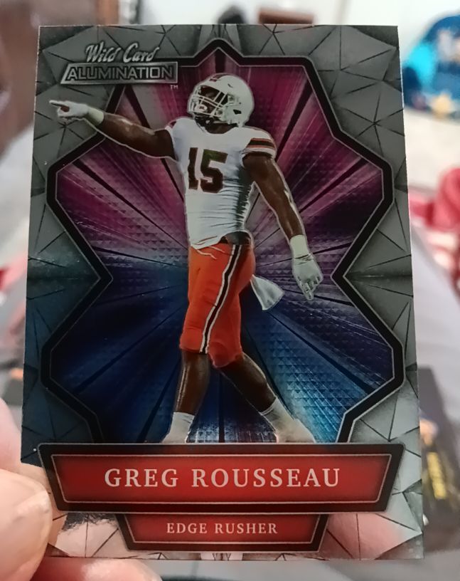 2021 Wild Card Alumination #ABC-19 Greg Rousseau — front