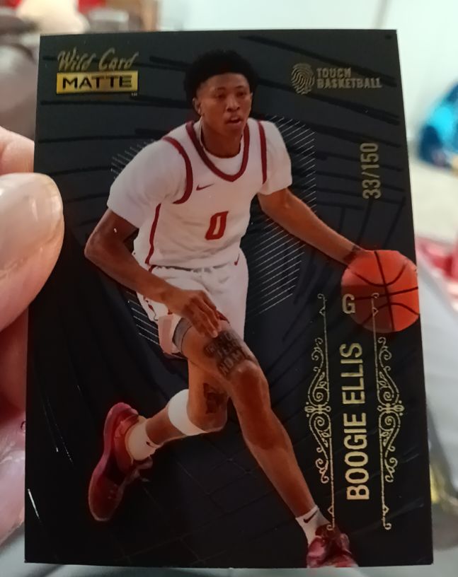 2022 Wild Card Matte #MB-9 Boogie Ellis — front