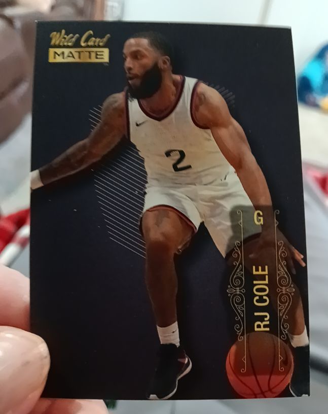 2022 Wild Card Matte #MB-64 RJ Cole — front