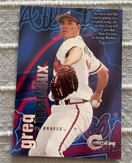 1996 Skybox Circa #105 Greg Maddux — front