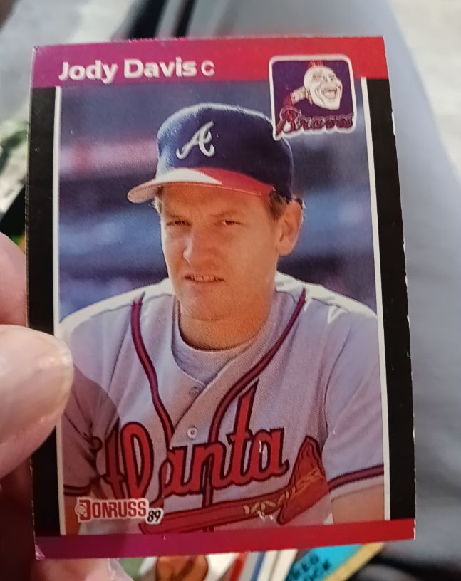 1989 Donruss #650 Jody Davis — front