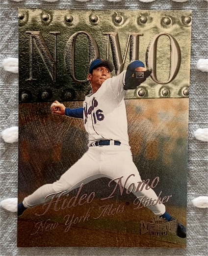 1999 Metal Universe #186 Hideo Nomo — front