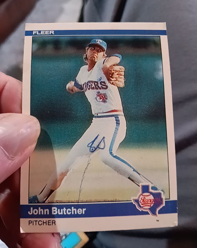 1984 Fleer #415 John Butcher — front