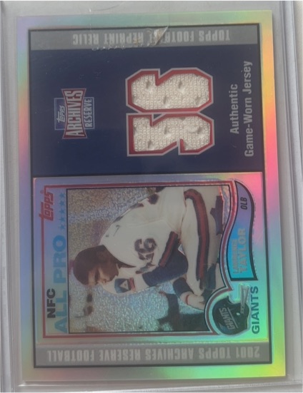 2001 Topps Archives Reserve #TR-PS Phil Simms — front