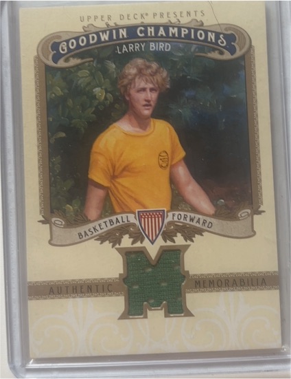 2012 Upper Deck Goodwin Champions #MLR Larry Bird — front