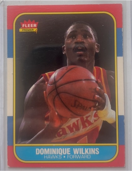 1986-87 Fleer #121 Dominique Wilkins — front
