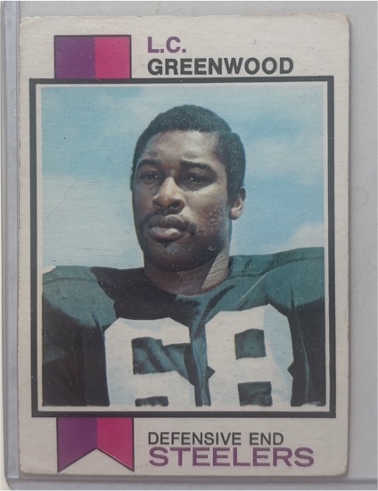 1973 Topps #165 L.C. Greenwood — front