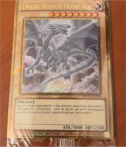 2002 Yu-Gi-Oh! SDK-001 Drago Bianco Occhi Blu (Blue-Eyes White Dragon) — front