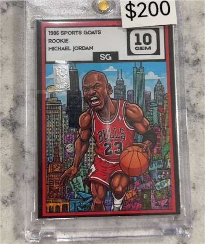 1986 Sports Goats Rookie Michael Jordan — front