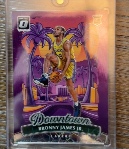 2024-25 Donruss Optic #26 Bronny James Jr. — front