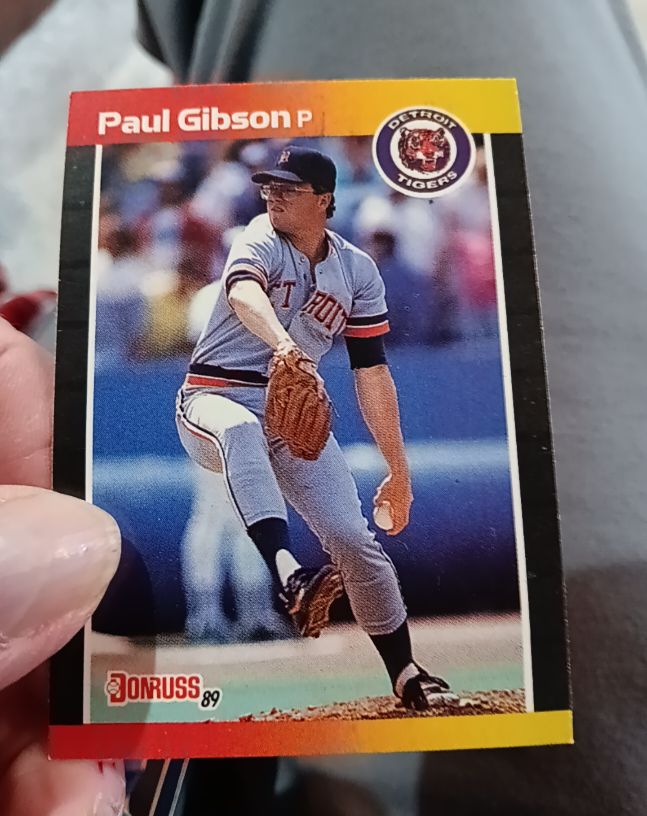 1989 Donruss #445 Paul Gibson — front