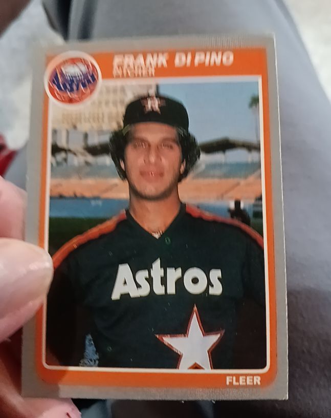 1985 Fleer #349 Frank DiPino — front