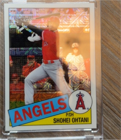 2020 Topps Update Silver Pack 1985 Chrome Baseball #CPC-7 Shohei Ohtani — front