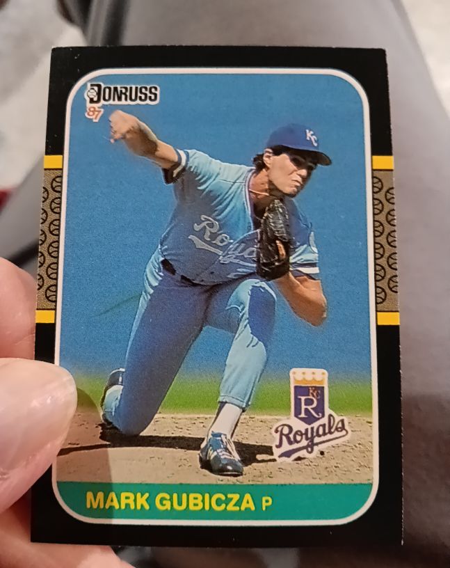 1987 Donruss #466 Mark Gubicza — front