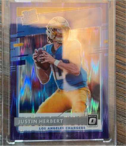2020 Panini Donruss Optic #153 Justin Herbert — front