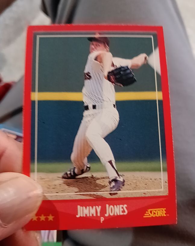 1988 Score #246 Jimmy Jones — front