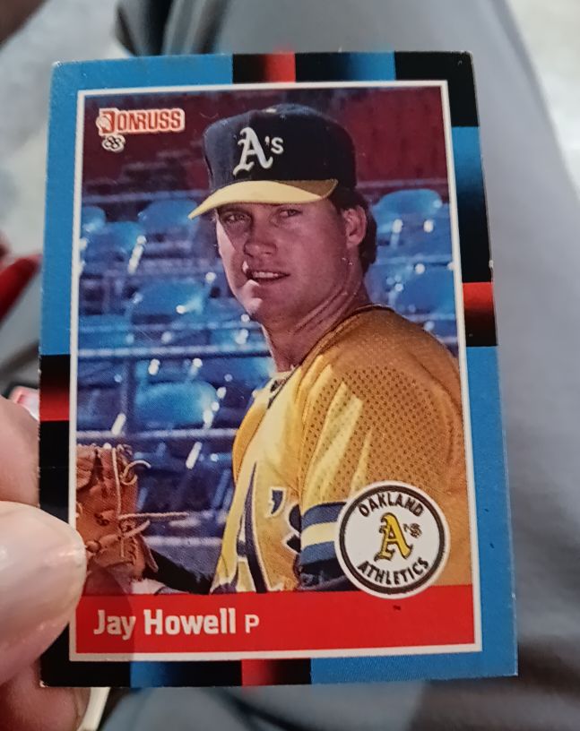 1988 Donruss #55 Jay Howell — front