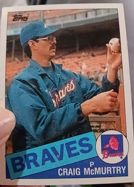 1985 Topps #362 Craig McMurtry Atlanta Braves — front