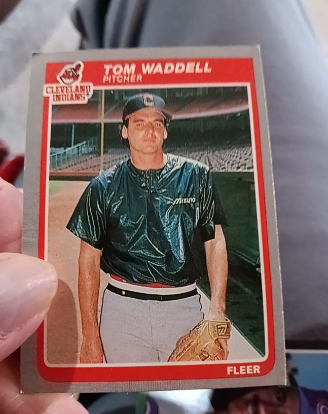 1985 Fleer #459 Tom Waddell — front