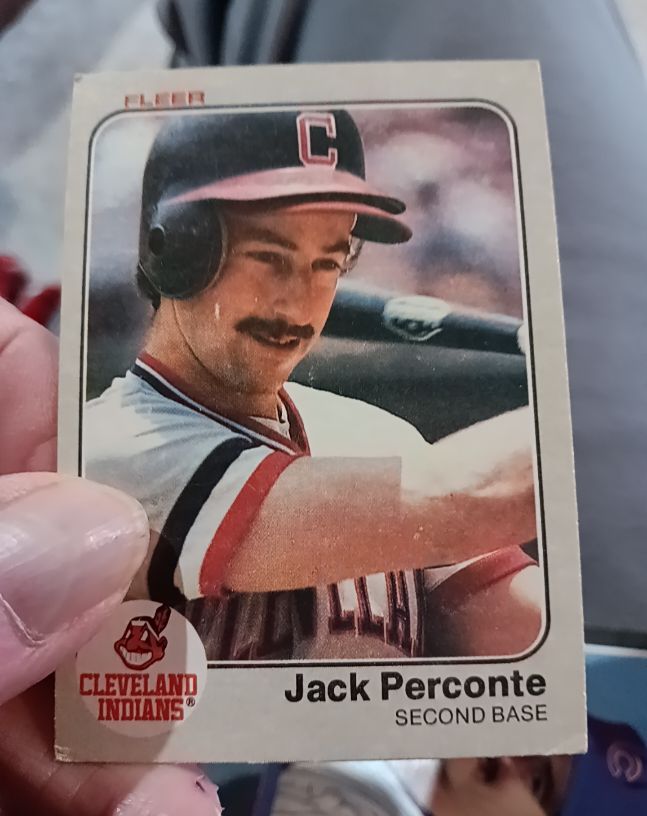 1983 Fleer #417 Jack Perconte — front