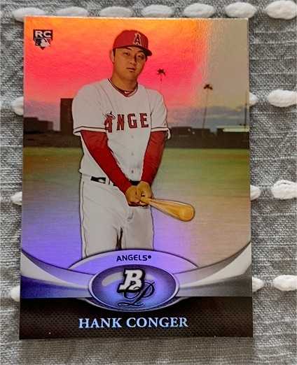 2011 Bowman Platinum #7 Hank Conger — front