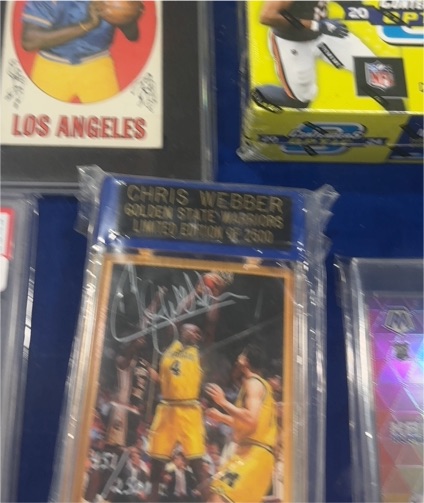1998 Starting Lineup Chris Webber Golden State Warriors — front