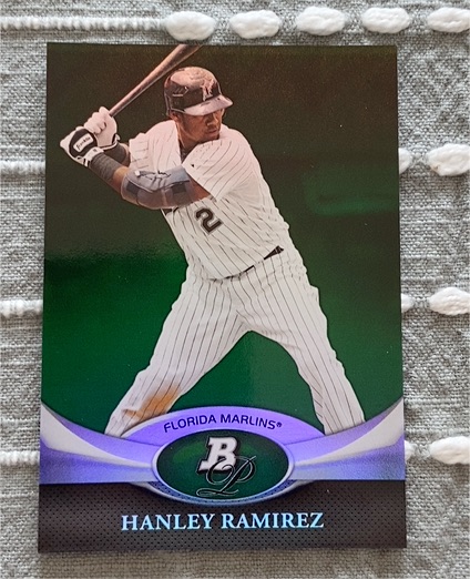 2011 Bowman Platinum #8 Hanley Ramirez — front