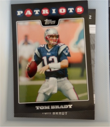 2008 Topps #7 Tom Brady — front