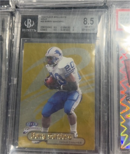 1998 Fleer Brilliants #26 Barry Sanders — front