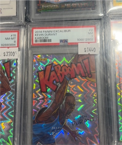 2014 Panini Excalibur #2 Kevin Durant Kaboom — front