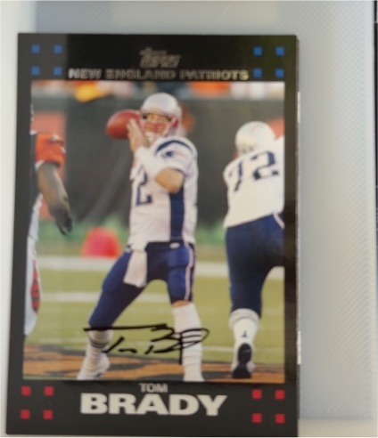 2007 Topps #28 Tom Brady — front