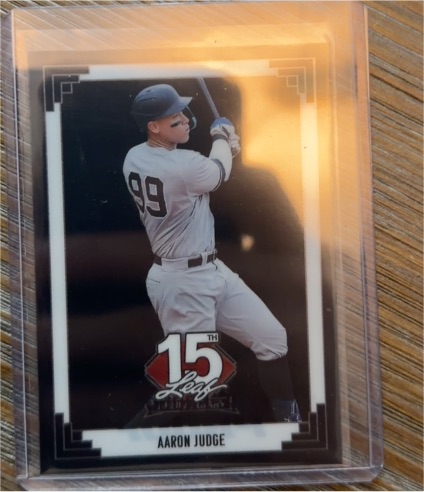 2025 Leaf 15th #15th Aaron Judge — front
