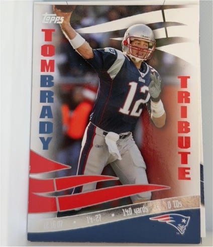 2008 Topps #TBT-TB14 Tom Brady Tom Brady Tribute — front