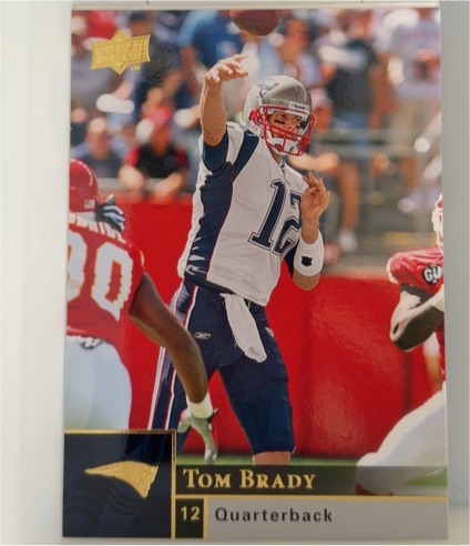 2009 Upper Deck #115 Tom Brady — front