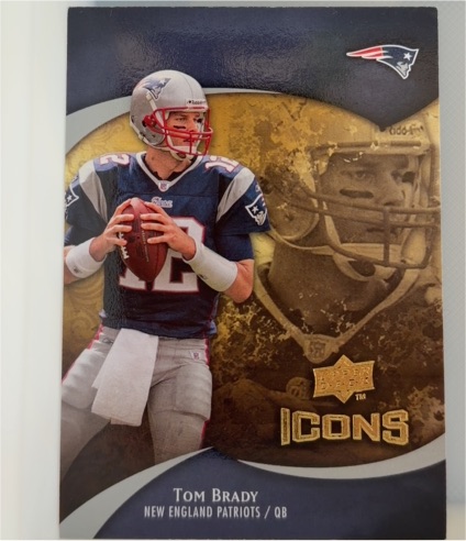 2009 Upper Deck Icons #52 Tom Brady — front