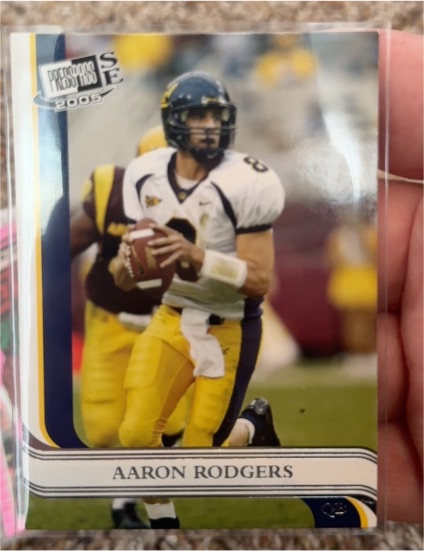 2005 Press Pass SE #7 Aaron Rodgers — front