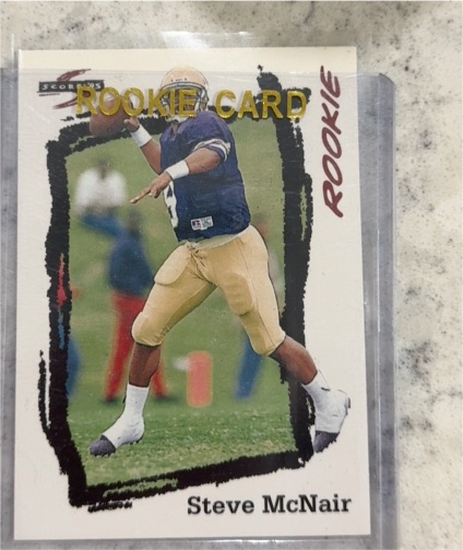 1995 Score #248 Steve McNair Rookie Card — front