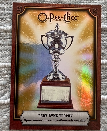 2008-09 O-Pee-Chee Trophy Cards #AWD-DA Lady Byng Trophy — front