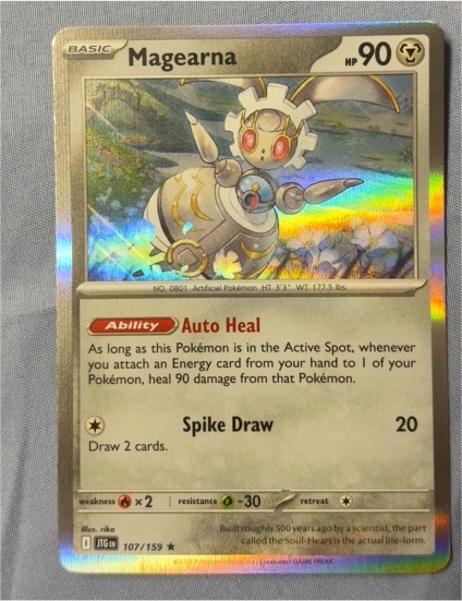 2025 Pokémon SV09: Journey Together #107 Magearna — front