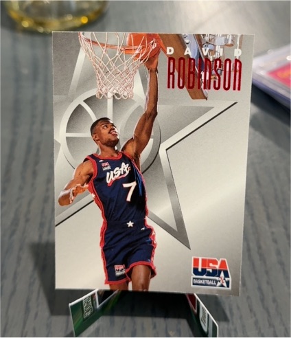 1996 SkyBox USA Texaco #10 David Robinson — front