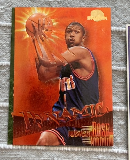 1995-96 SkyBox Premium #D4 Jalen Rose Dynamic Denver Nuggets — front