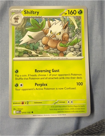 2025 Pokémon Mega Evolution #015 Shiftry — front