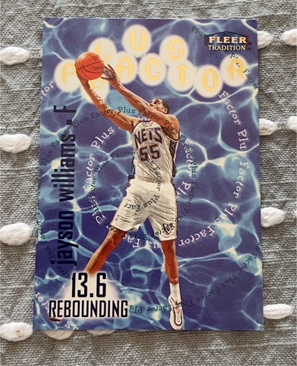 1998-99 Fleer Tradition Plus Factor #140 Jayson Williams — front